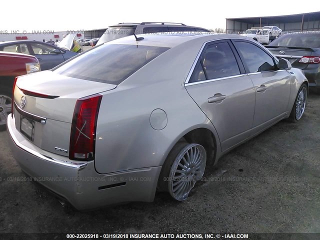 1G6DJ577680204539 - 2008 CADILLAC CTS GOLD photo 4