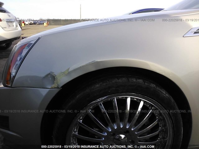1G6DJ577680204539 - 2008 CADILLAC CTS GOLD photo 6