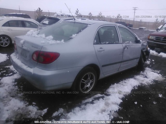 1NXBR32E06Z738645 - 2006 TOYOTA COROLLA CE/LE/S SILVER photo 4