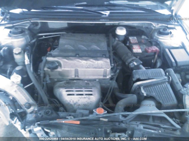 4A32B2FF8BE020011 - 2011 MITSUBISHI GALANT FE SILVER photo 10