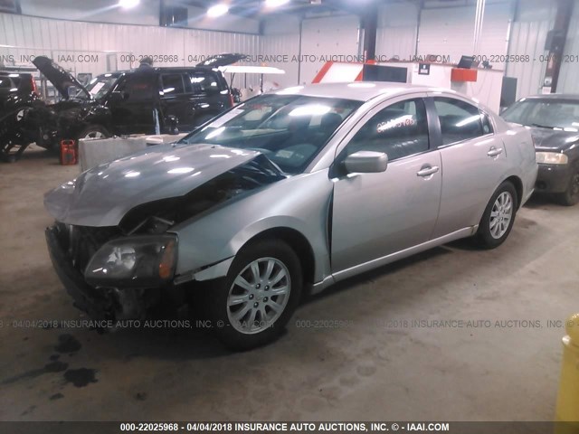 4A32B2FF8BE020011 - 2011 MITSUBISHI GALANT FE SILVER photo 2