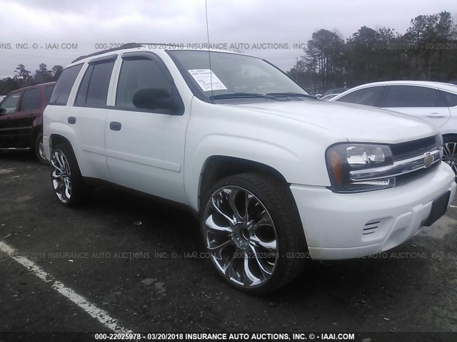 1GNDS13S982212157 - 2008 CHEVROLET TRAILBLAZER LS/LT WHITE photo 1