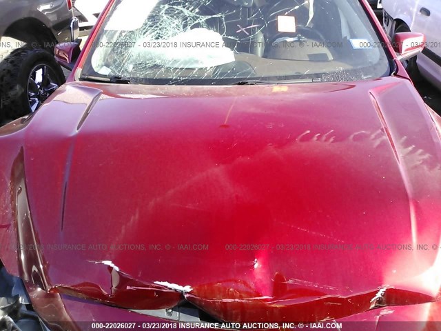 1G11H5SL5EF195978 - 2014 CHEVROLET MALIBU LTZ 红色 照片 10