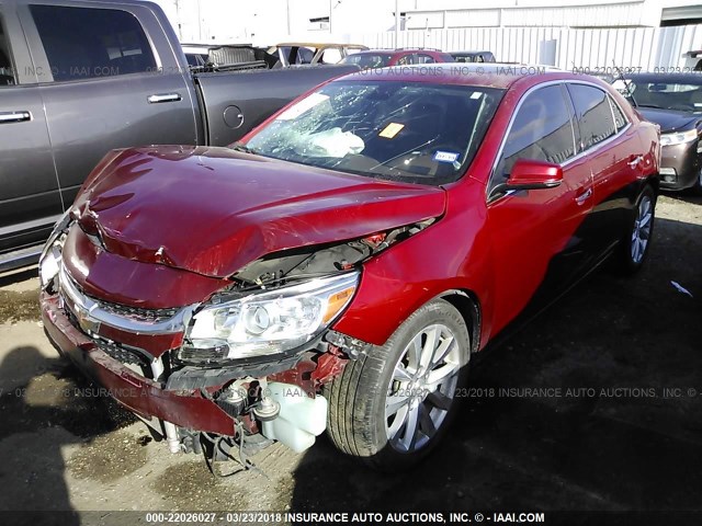 1G11H5SL5EF195978 - 2014 CHEVROLET MALIBU LTZ 红色 照片 2