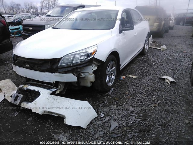 1G11B5SL8EF289287 - 2014 CHEVROLET MALIBU LS 白色 照片 2