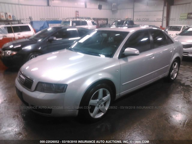 WAULC68E15A118600 - 2005 AUDI A4 1.8T QUATTRO/SPECIAL SILVER photo 2