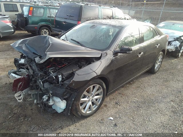 1G11F5SL6FF227621 - 2015 CHEVROLET MALIBU LTZ 黑色 照片 2