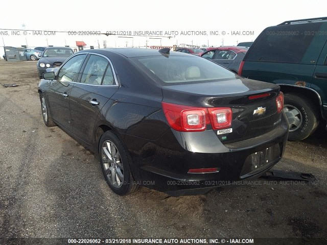 1G11F5SL6FF227621 - 2015 CHEVROLET MALIBU LTZ 黑色 照片 3