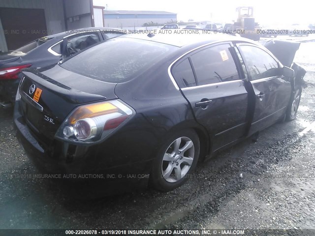 1N4AL21E08N469689 - 2008 NISSAN ALTIMA 2.5/2.5S BLACK photo 4