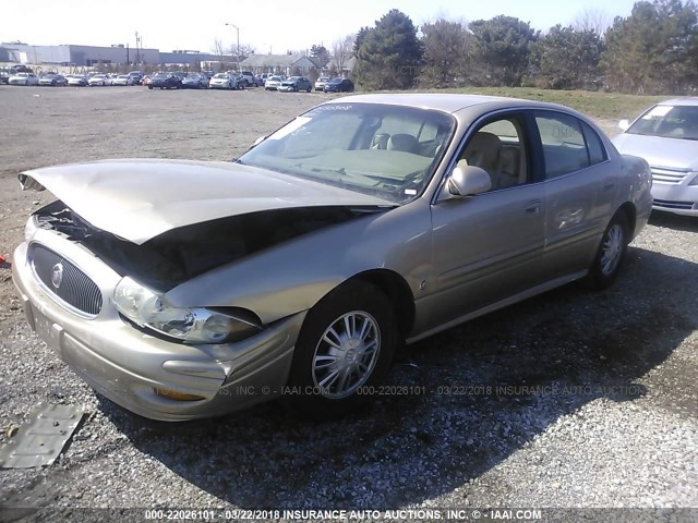 1G4HP52K05U286048 - 2005 BUICK LESABRE CUSTOM GOLD photo 2