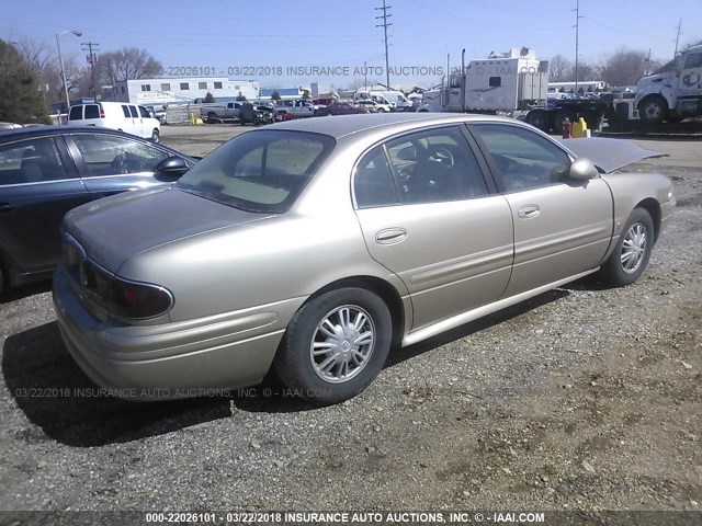 1G4HP52K05U286048 - 2005 BUICK LESABRE CUSTOM GOLD photo 4