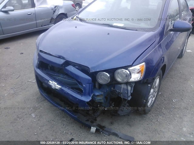 1G1JB5SH7C4194112 - 2012 CHEVROLET SONIC LS 蓝色 照片 6