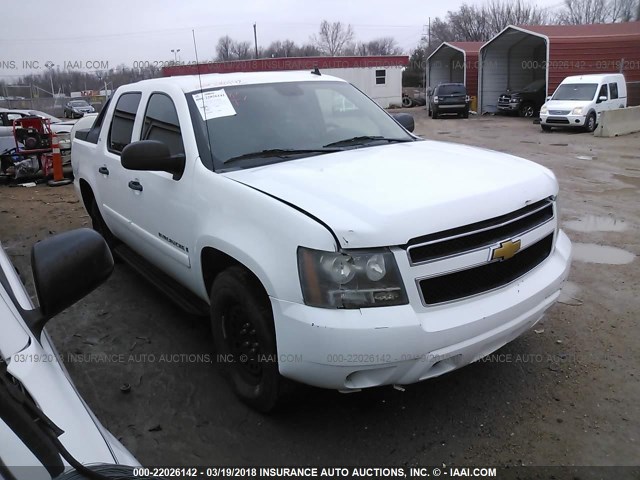 3GNEC12J59G159573 - 2009 CHEVROLET AVALANCHE C1500  LS WHITE photo 1