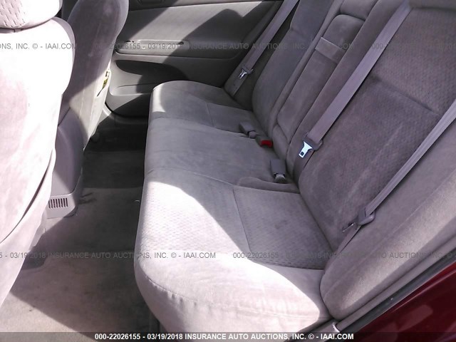 JTDBE32KX20030331 - 2002 TOYOTA CAMRY LE/XLE/SE RED photo 8