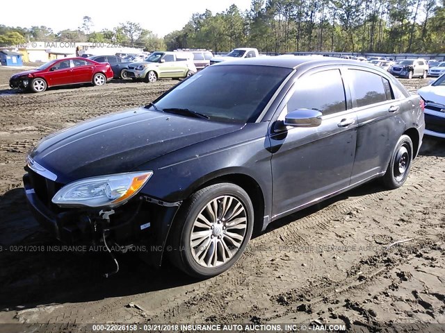 1C3BC2FG4BN518316 - 2011 CHRYSLER 200 LIMITED BLACK photo 2