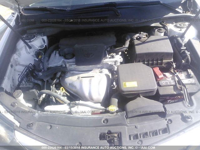 4T1BF1FKXCU529230 - 2012 TOYOTA CAMRY SE/LE/XLE WHITE photo 10