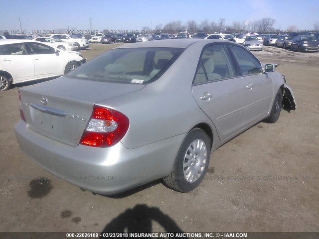 4T1BE32K34U869387 - 2004 TOYOTA CAMRY LE/XLE/SE ბეჟი ფოტო 4