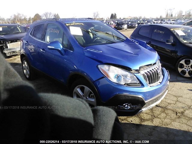 KL4CJBSB7GB565133 - 2016 BUICK ENCORE CONVENIENCE BLUE photo 1