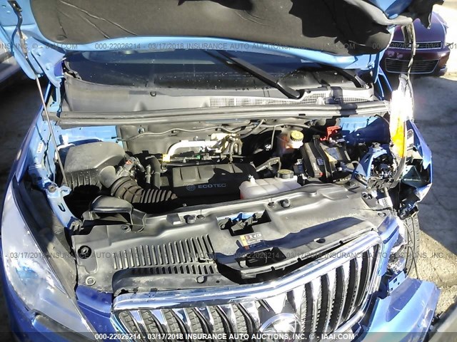 KL4CJBSB7GB565133 - 2016 BUICK ENCORE CONVENIENCE 蓝色 照片 10