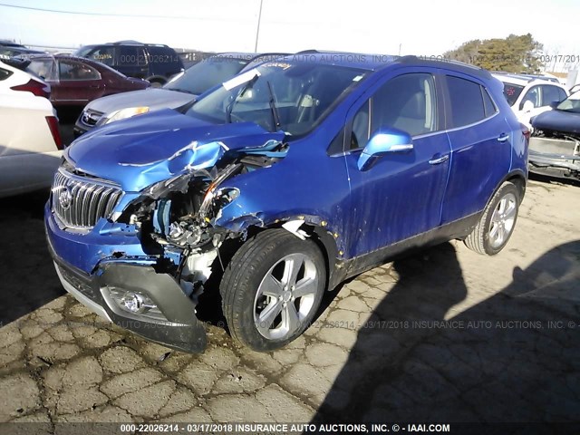 KL4CJBSB7GB565133 - 2016 BUICK ENCORE CONVENIENCE 蓝色 照片 2