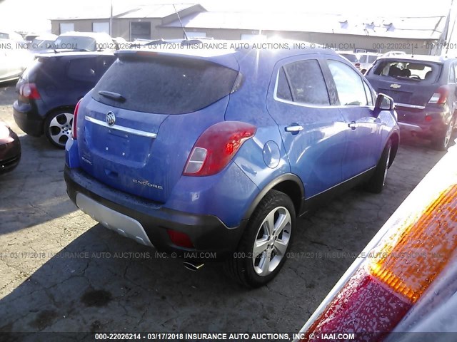 KL4CJBSB7GB565133 - 2016 BUICK ENCORE CONVENIENCE 蓝色 照片 4