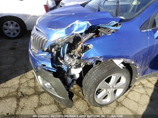 KL4CJBSB7GB565133 - 2016 BUICK ENCORE CONVENIENCE 蓝色 照片 6