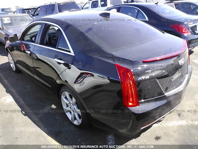 1G6AA5RX5G0196318 - 2016 CADILLAC ATS BLACK photo 3