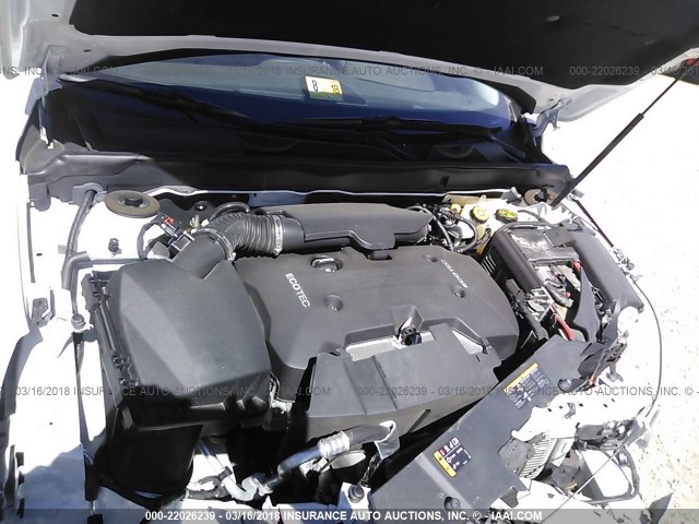 1G11C5SL3EF267288 - 2014 CHEVROLET MALIBU 1LT 白色 照片 10