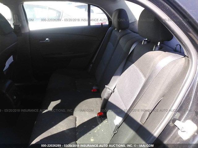 1G1ZC5EU2CF334659 - 2012 CHEVROLET MALIBU 1LT BLACK photo 8