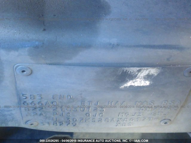 3D7KS28AX8G171413 - 2008 DODGE RAM 2500 ST/SLT 金色 照片 9