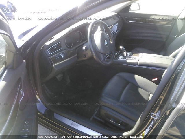 WBAYF4C57FG291741 - 2015 BMW 740 LXI BLACK photo 5