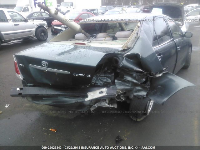 4T1BE32K55U062970 - 2005 TOYOTA CAMRY LE/XLE/SE მწვანე ფოტო 6