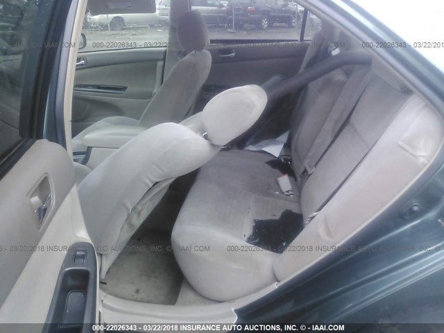 4T1BE32K55U062970 - 2005 TOYOTA CAMRY LE/XLE/SE მწვანე ფოტო 8