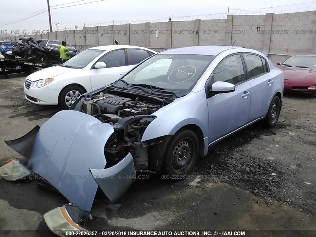 3N1AB61E89L645123 - 2009 NISSAN SENTRA 2.0/2.0S/2.0SL Light Blue photo 2