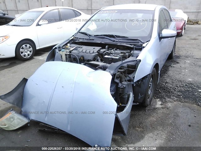 3N1AB61E89L645123 - 2009 NISSAN SENTRA 2.0/2.0S/2.0SL Light Blue photo 6