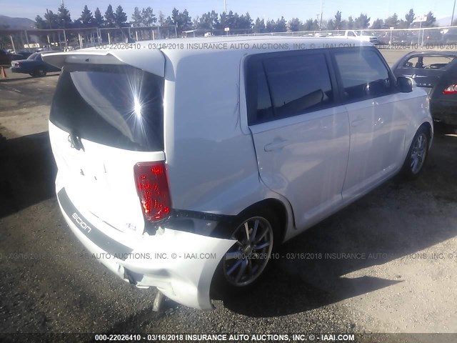 JTLKE50E091070368 - 2009 TOYOTA SCION XB WHITE photo 4