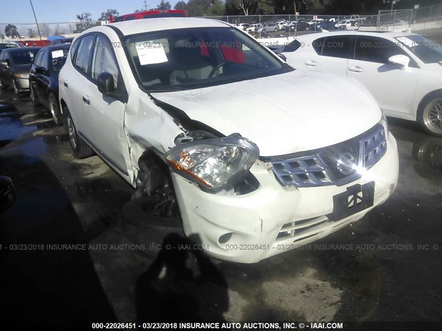 JN8AS5MV4BW298087 - 2011 NISSAN ROGUE S/SV/KROM WHITE photo 1