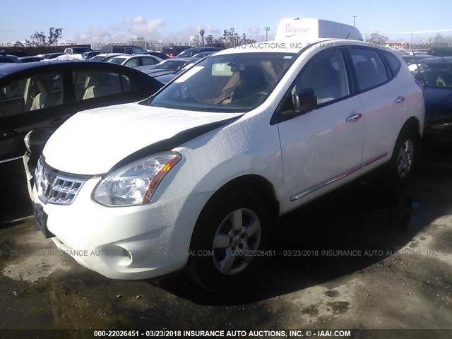 JN8AS5MV4BW298087 - 2011 NISSAN ROGUE S/SV/KROM WHITE photo 2