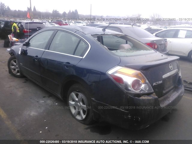 1N4CL21EX7C156961 - 2007 NISSAN ALTIMA HYBRID Dark Blue photo 3