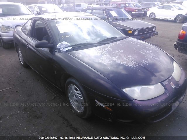 1G8ZY127X1Z104499 - 2001 SATURN SC2 PURPLE photo 1
