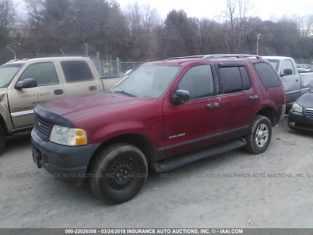 1FMZU72K04UB55015 - 2004 FORD EXPLORER XLS/XLS SPORT RED photo 2