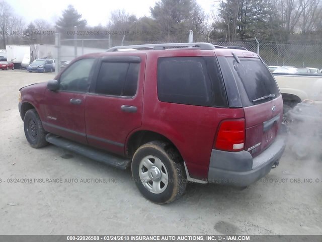 1FMZU72K04UB55015 - 2004 FORD EXPLORER XLS/XLS SPORT RED photo 3