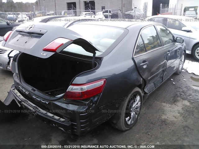 4T1BE46K07U698683 - 2007 TOYOTA CAMRY NEW GENERAT CE/LE/XLE/SE GRAY photo 4