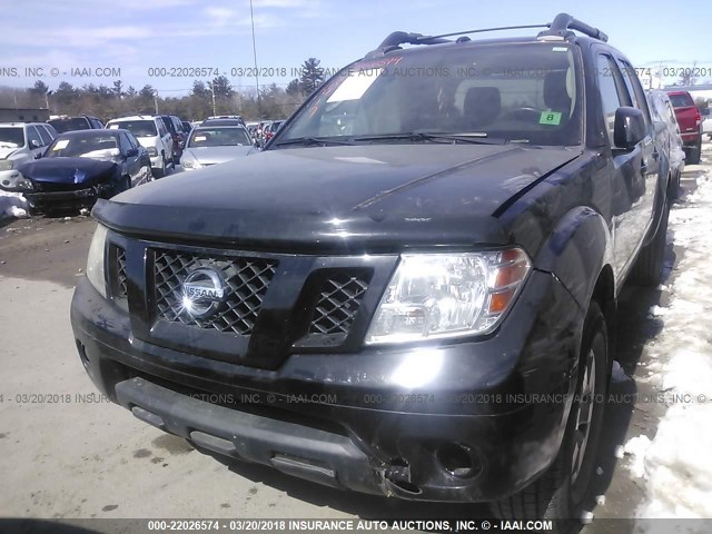 1N6AD0EV4BC413471 - 2011 NISSAN FRONTIER S/SV/SL/PRO-4X BLACK photo 2