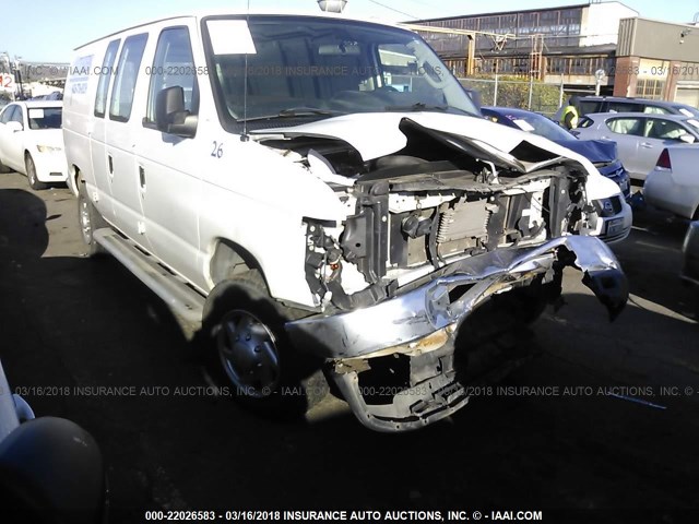 1FTNE2EW1CDA27771 - 2012 FORD ECONOLINE E250 VAN WHITE photo 1