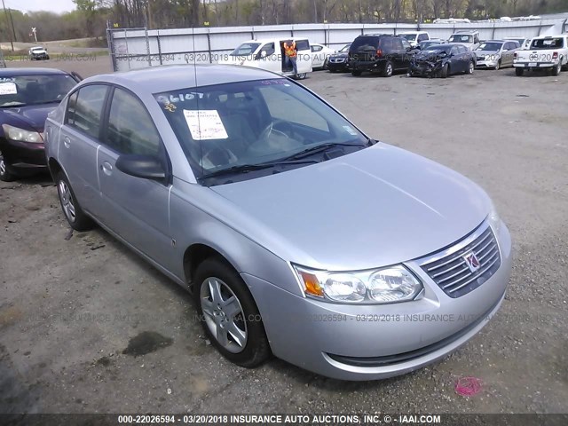1G8AJ58F47Z201083 - 2007 SATURN ION LEVEL 2 SILVER photo 1