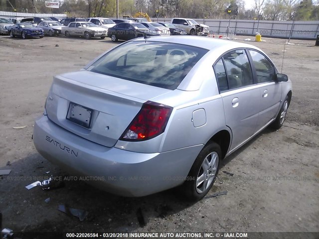 1G8AJ58F47Z201083 - 2007 SATURN ION LEVEL 2 SILVER photo 4