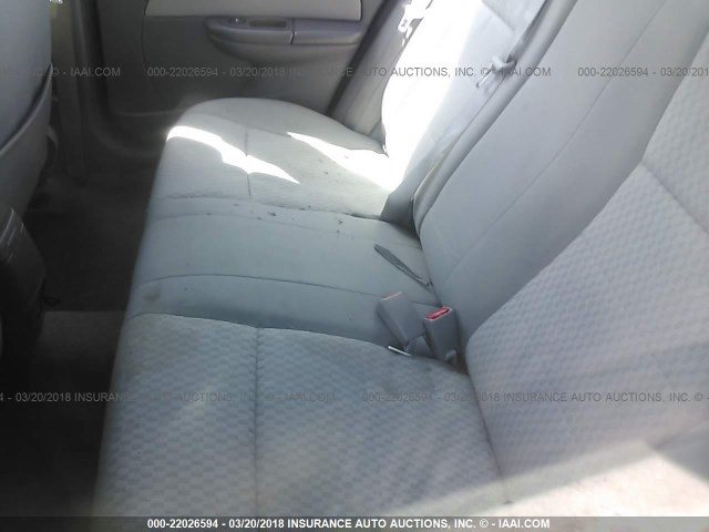 1G8AJ58F47Z201083 - 2007 SATURN ION LEVEL 2 SILVER photo 8