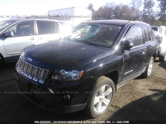 1C4NJDEB0GD559099 - 2016 JEEP COMPASS LATITUDE 黑色 照片 2
