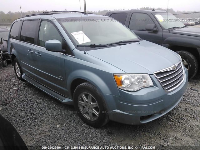 2A8HR54PX8R786686 - 2008 CHRYSLER TOWN & COUNTRY TOURING BLUE photo 1